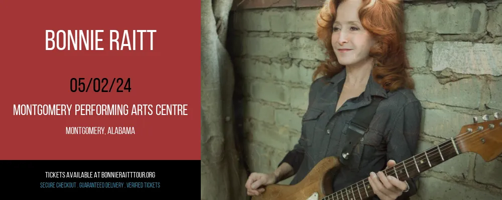 Bonnie Raitt at Montgomery Performing Arts Centre at Montgomery Performing Arts Centre