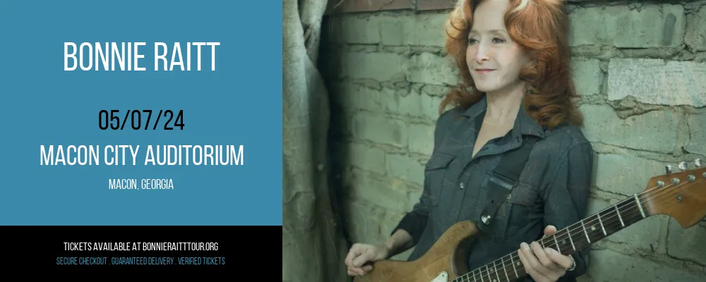 Bonnie Raitt at Macon City Auditorium at Macon City Auditorium