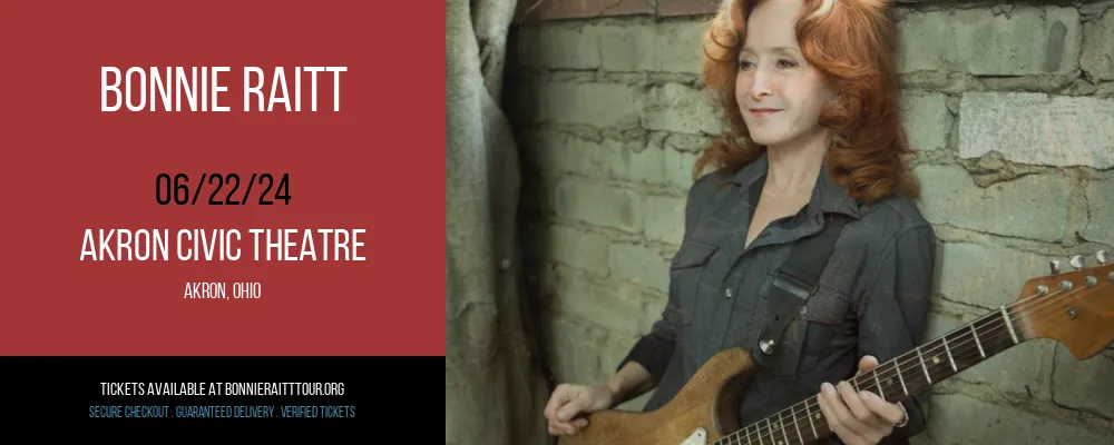 Bonnie Raitt at Akron Civic Theatre at Akron Civic Theatre