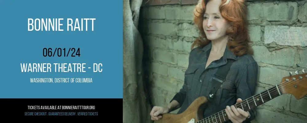 Bonnie Raitt at Warner Theatre - DC at Warner Theatre - DC